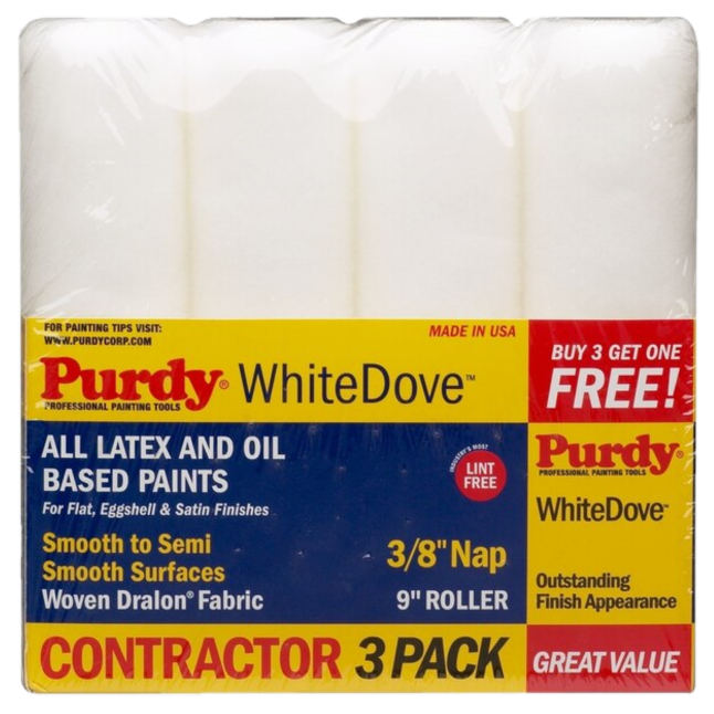 Purdy white dove roller covers